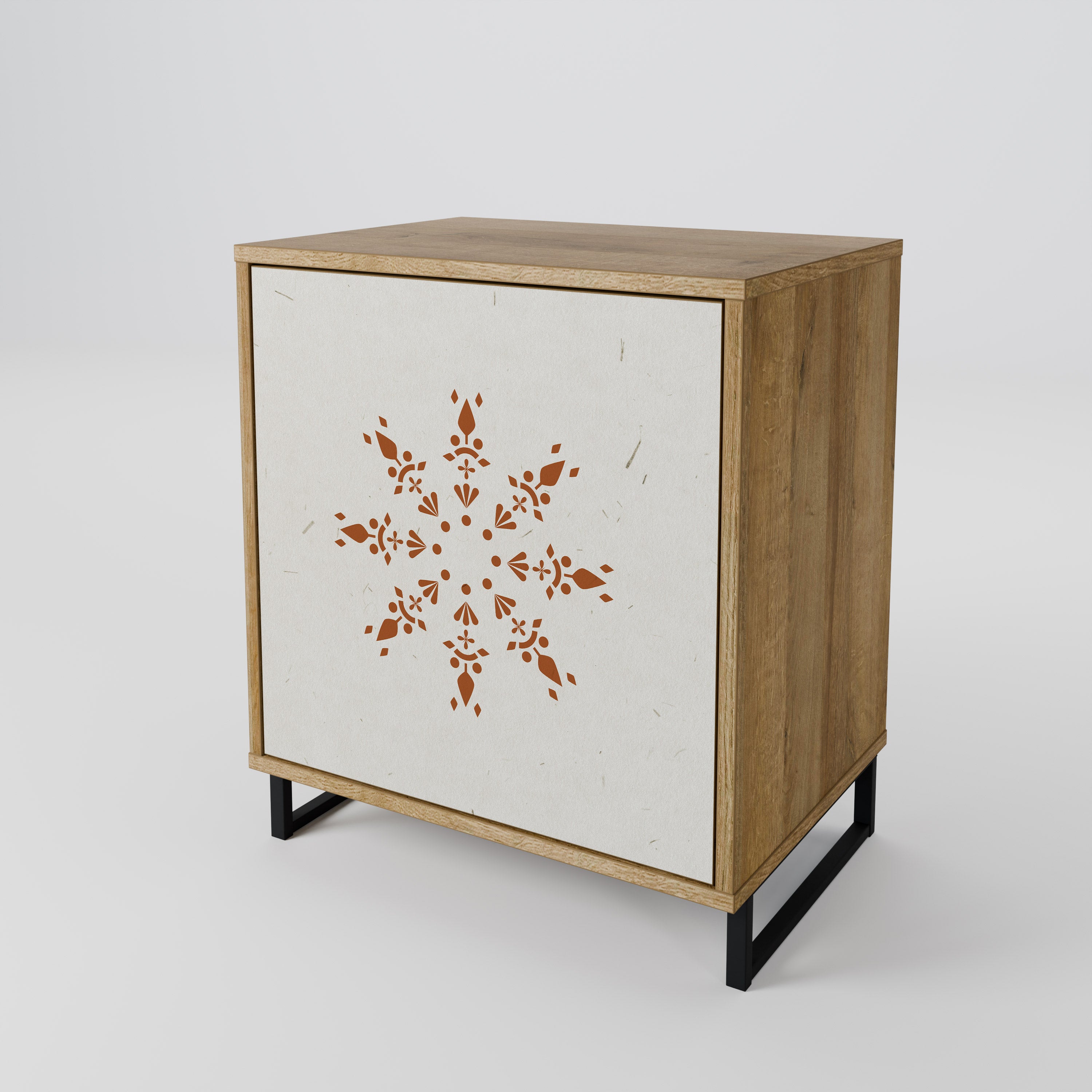 DAILY HARMONY 1-Door Sideboard in Oak Effect