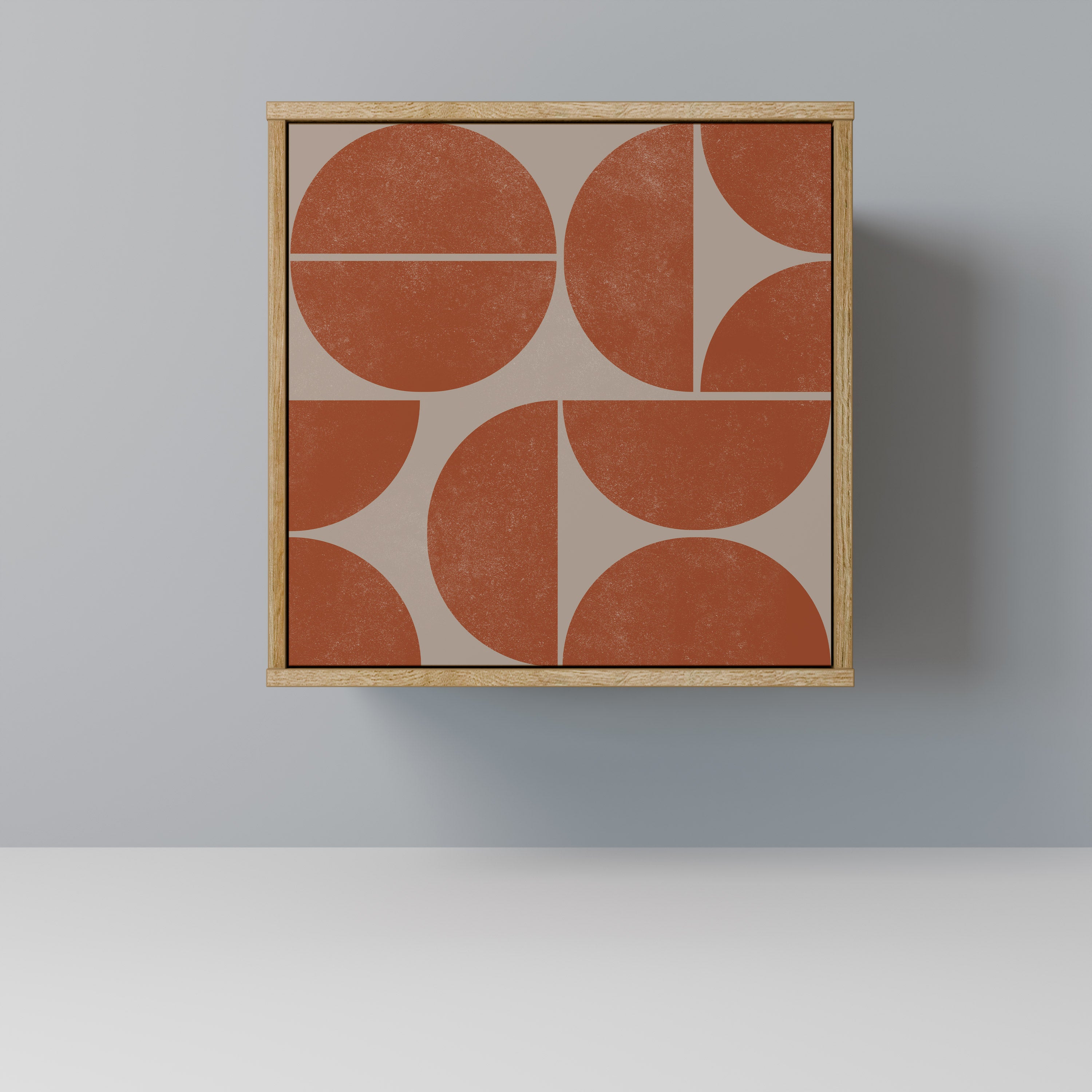 REPETITION COMPULSION 1-Door Sideboard in Oak Effect