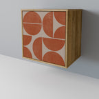 REPETITION COMPULSION 1-Door Sideboard in Oak Effect