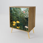 VIRGIN FOREST WITH SUNSET 1-Door Sideboard in Oak Effect