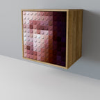 CONSTRUCTIVE ART 1-Door Sideboard in Oak Effect