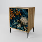 MORNING BLOOM 1-Door Sideboard in Oak Effect