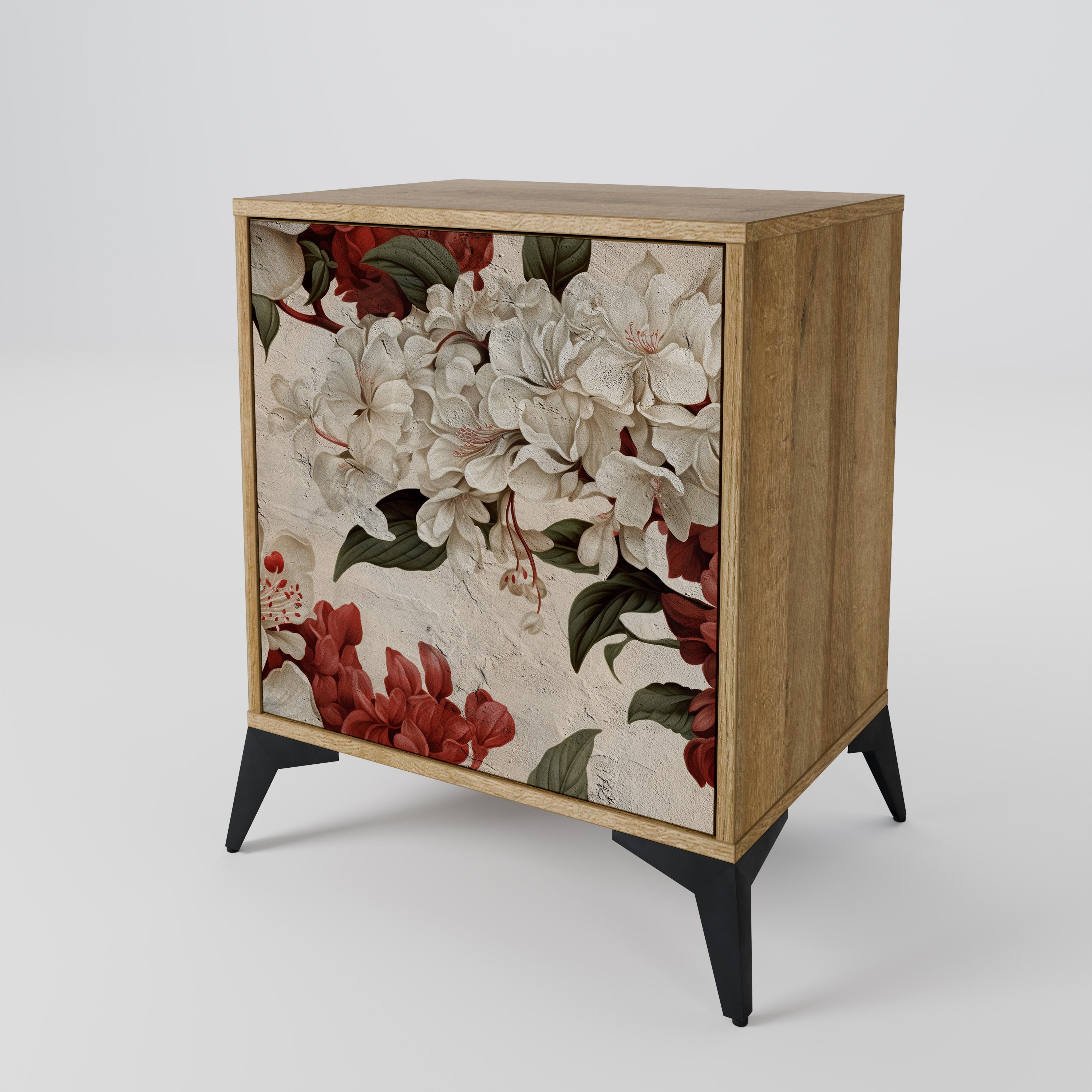EPHEMERAL DAYS 1-Door Sideboard in Oak Effect