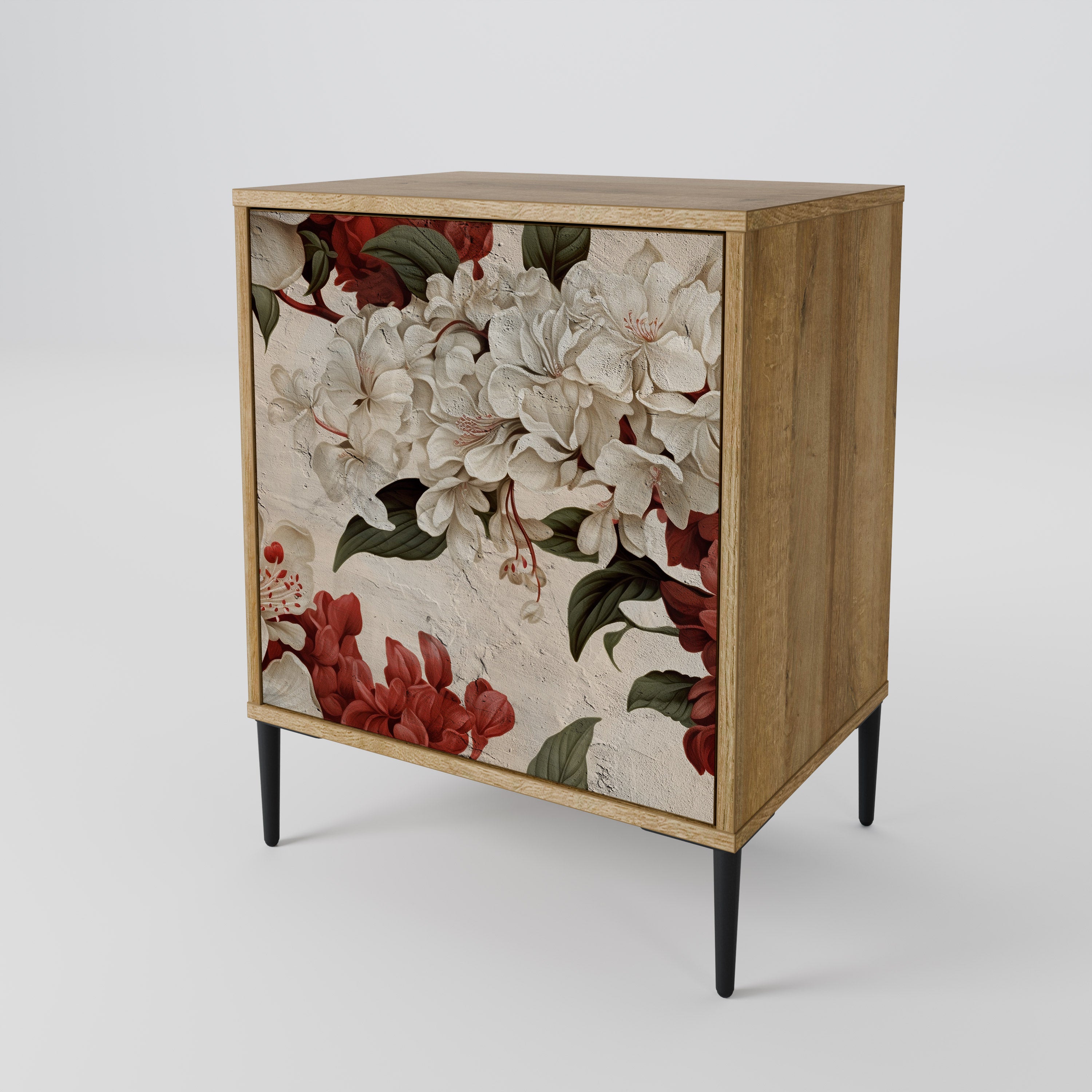 EPHEMERAL DAYS 1-Door Sideboard in Oak Effect