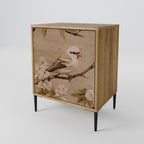 PETAL DISTINGUISH Aparador de 1 Puerta en Efecto Roble