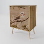 PETAL DISTINGUISH Aparador de 1 Puerta en Efecto Roble