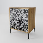 CHARCOAL SPROUT 1-Door Sideboard in Oak Effect
