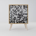 CHARCOAL SPROUT 1-Door Sideboard in Oak Effect