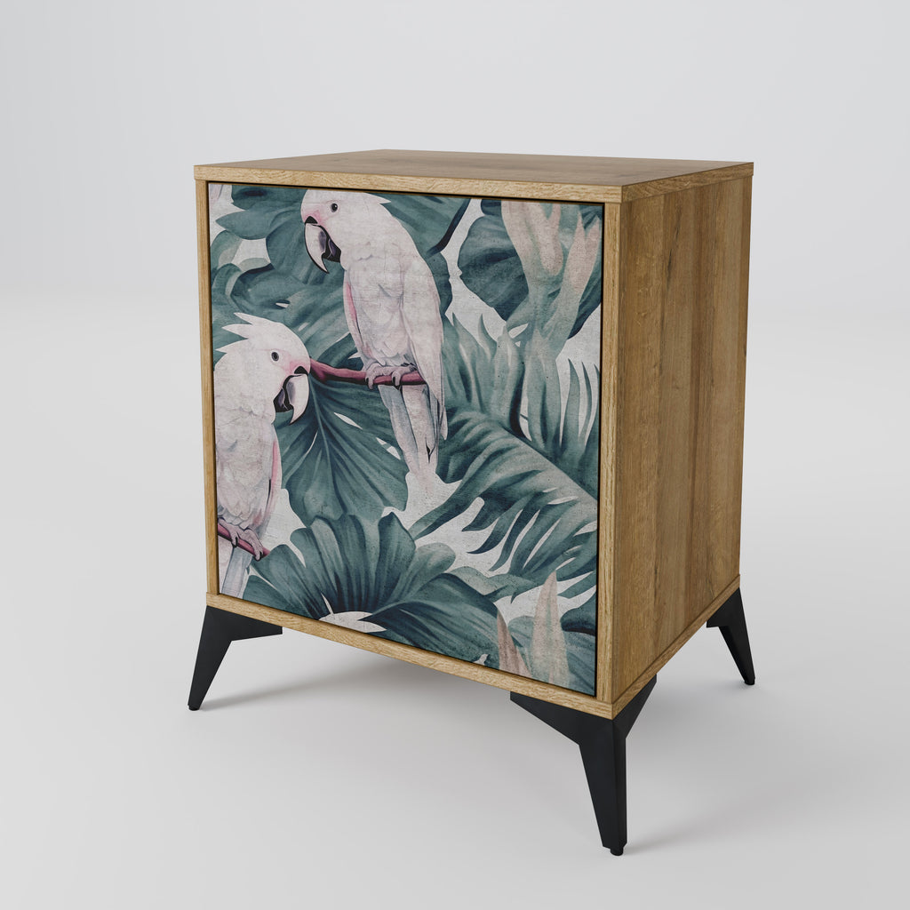 Aparador POPINJAY LOOK de 1 puerta con acabado roble