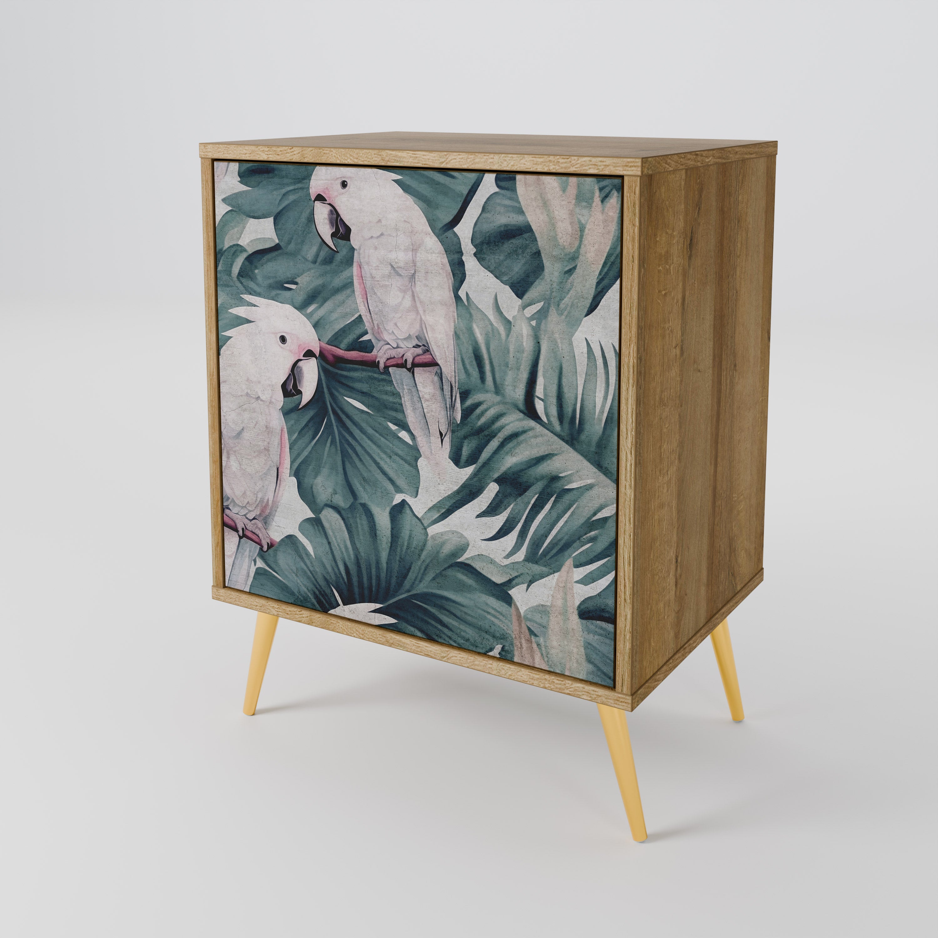 POPINJAY LOOK 1-Door Sideboard in Oak Effect