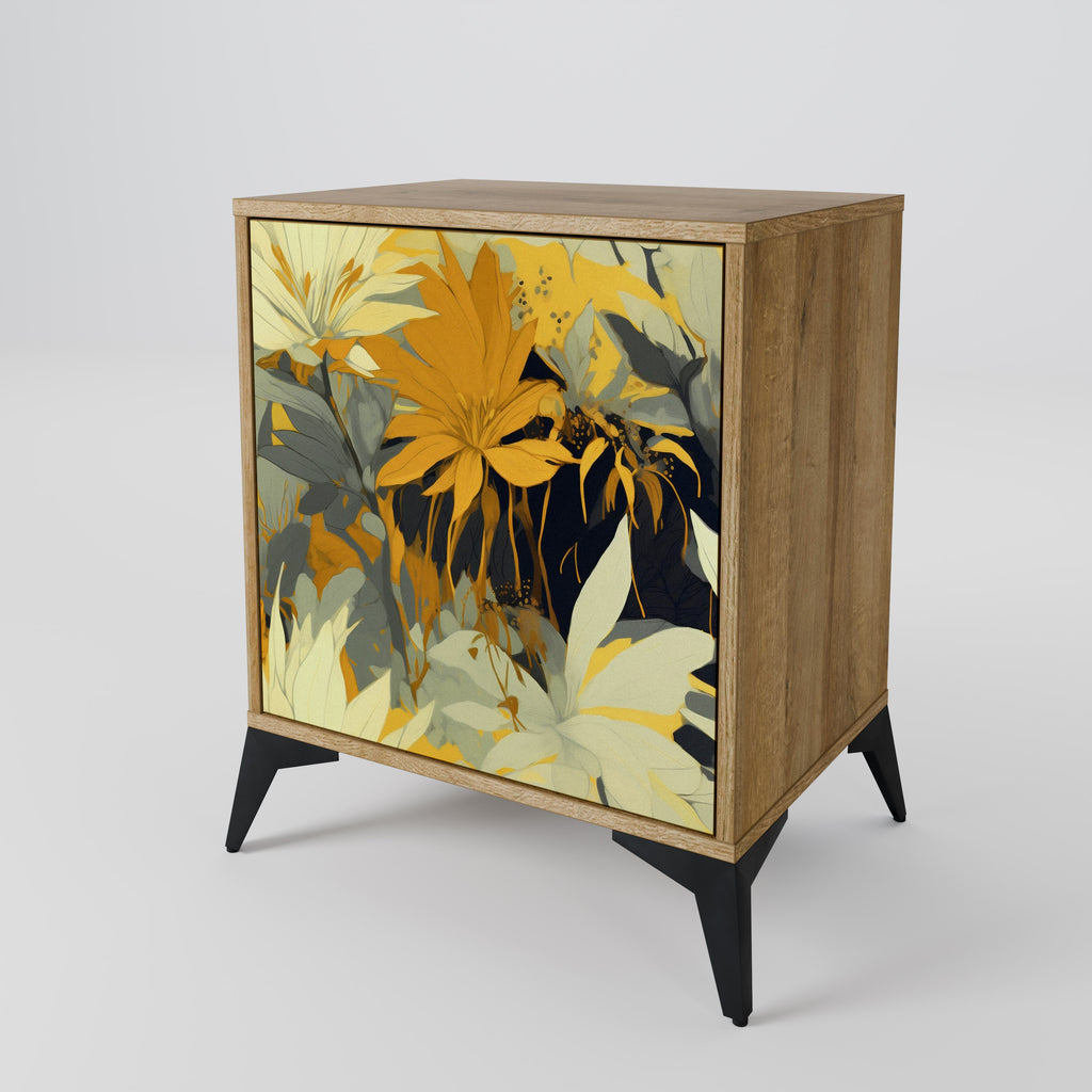 SUNKISSED LILY 1-Door Sideboard in Oak Effect