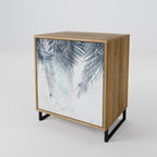 PALM VEIL 1-Door Sideboard in Oak Effect