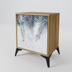 PALM VEIL 1-Door Sideboard in Oak Effect