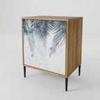 PALM VEIL 1-Door Sideboard in Oak Effect