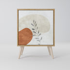 TRANQUIL TWIG Aparador de 1 Puerta en Efecto Roble