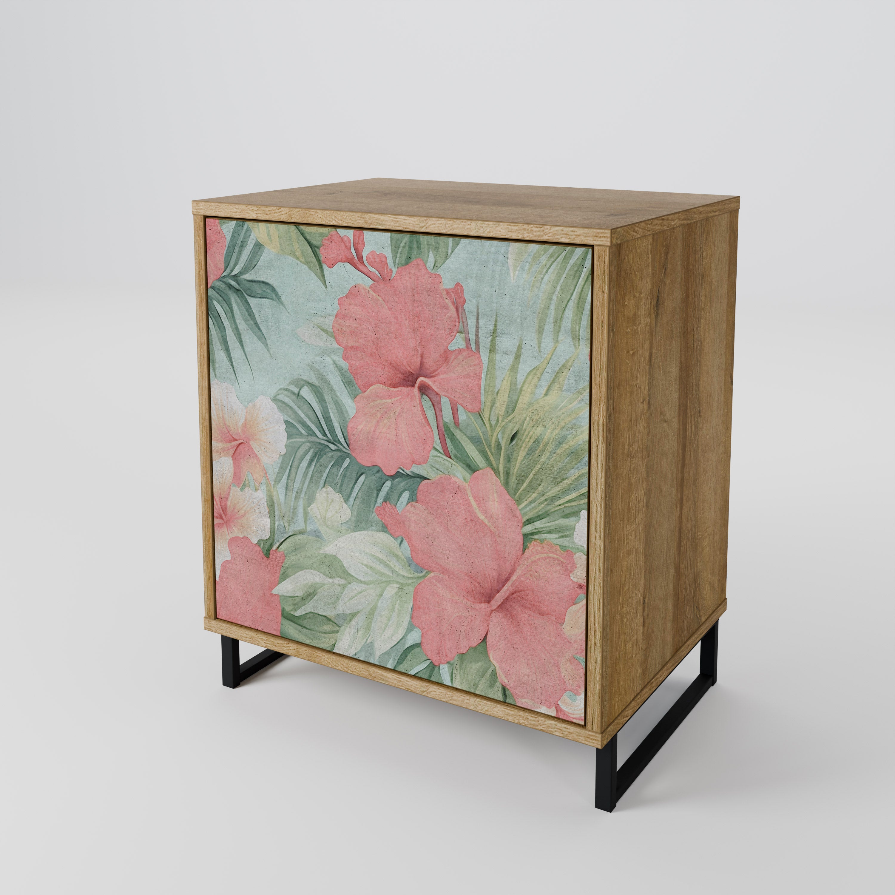 HAWAIIAN SPIRIT 1-Door Sideboard in Oak Effect