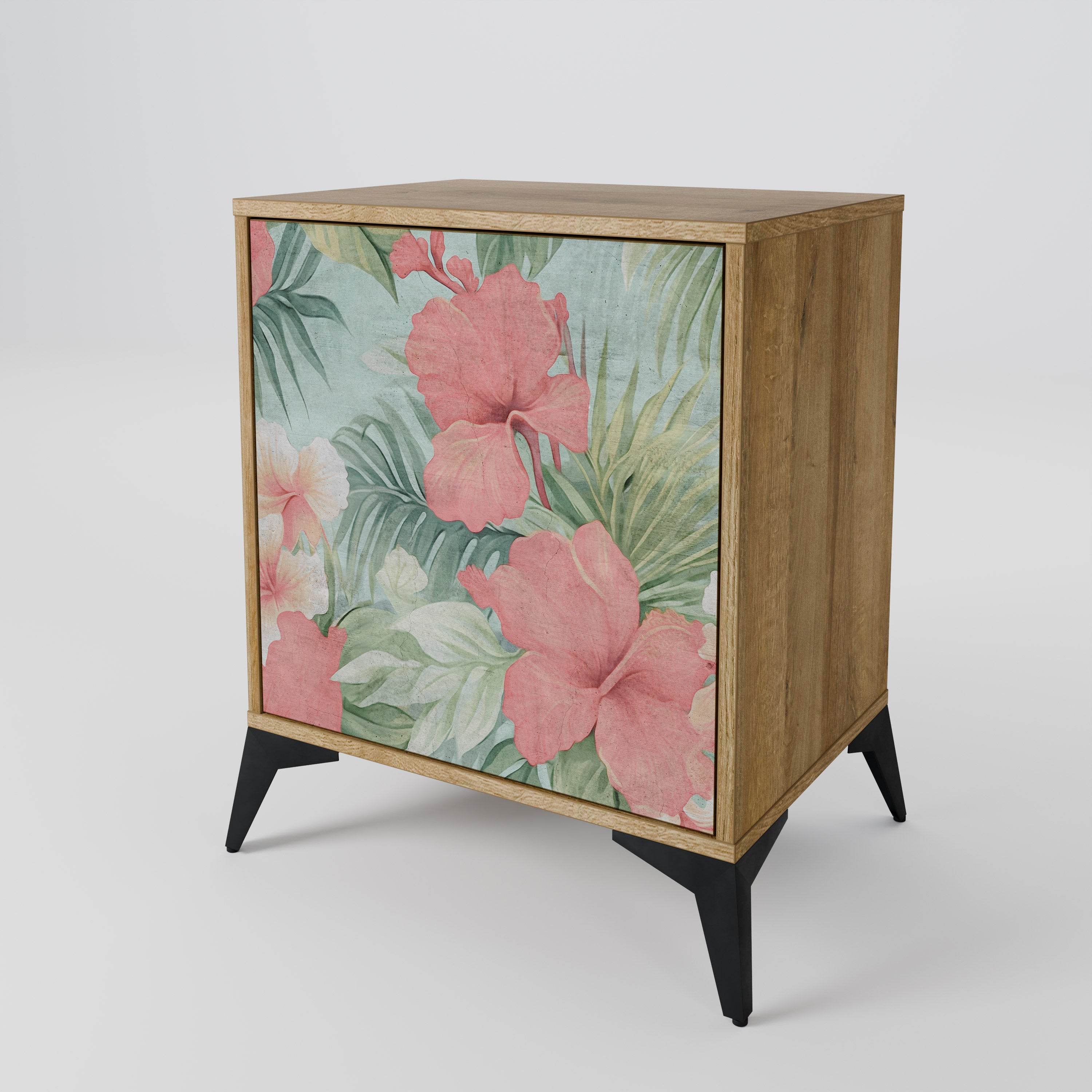 HAWAIIAN SPIRIT 1-Door Sideboard in Oak Effect