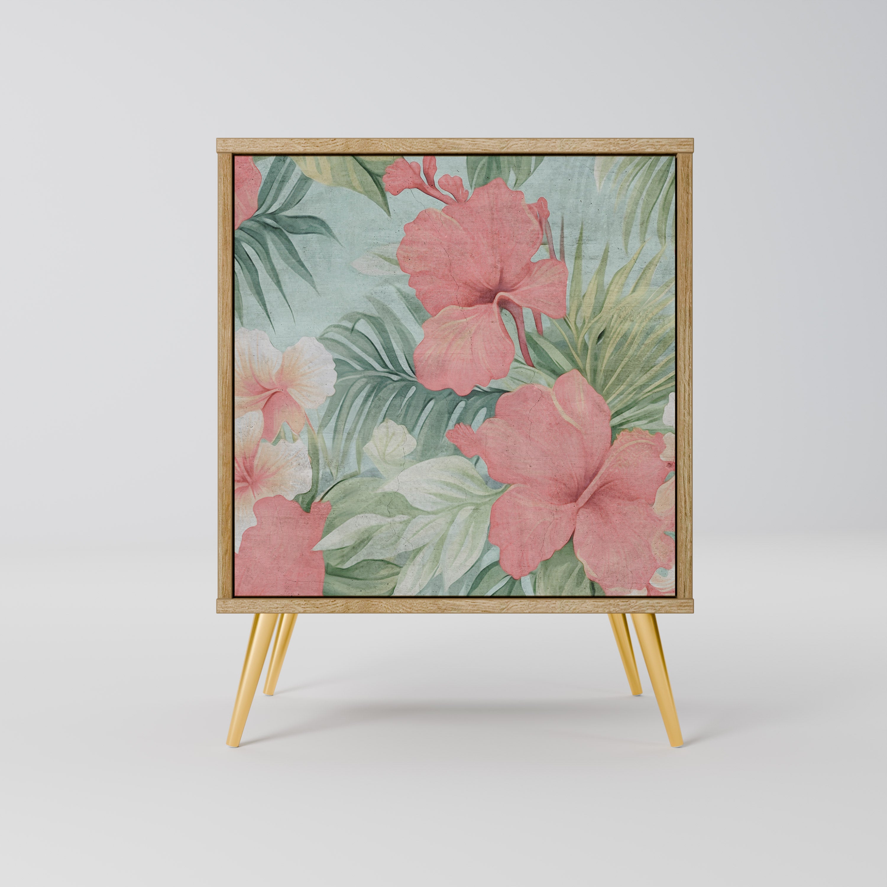 HAWAIIAN SPIRIT 1-Door Sideboard in Oak Effect