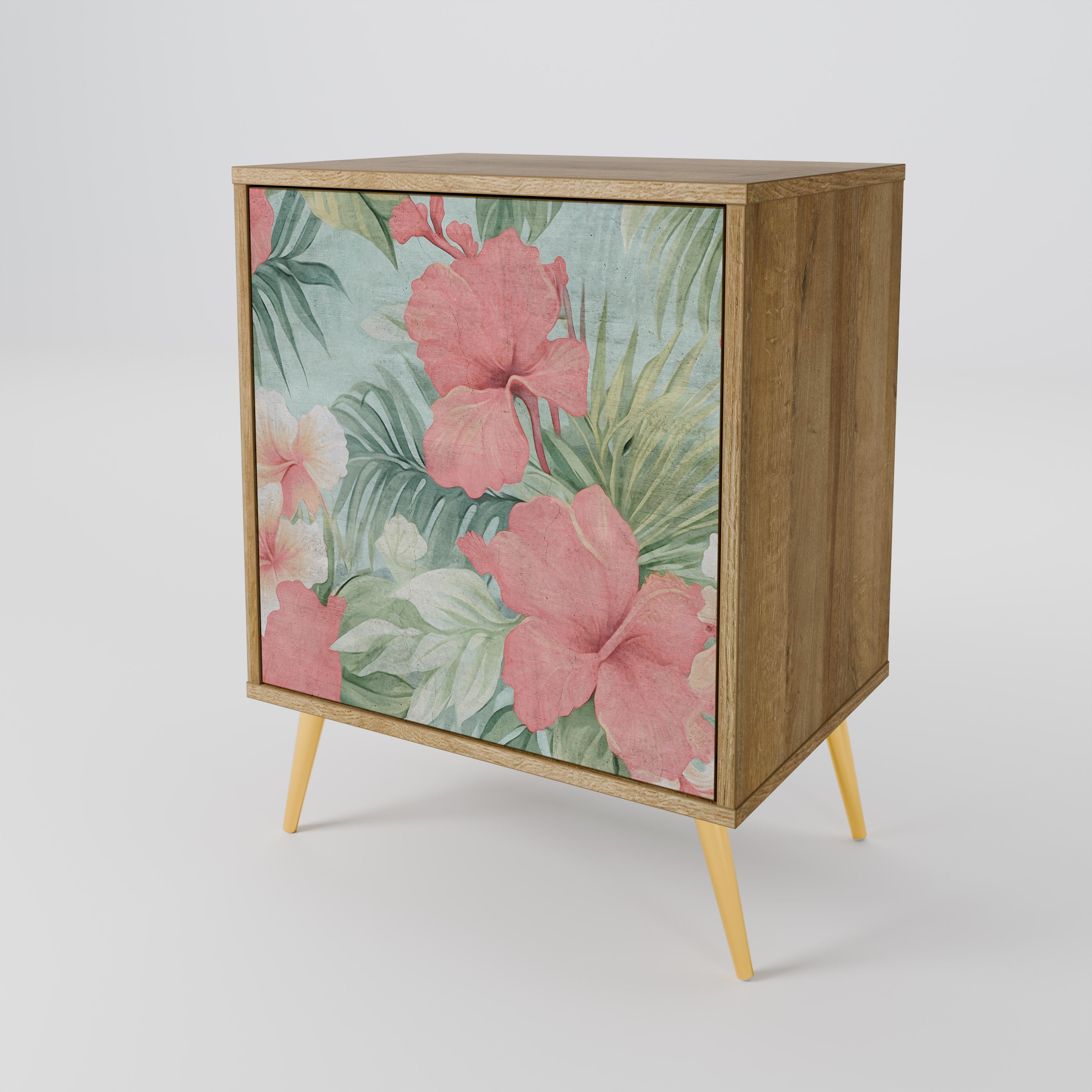 HAWAIIAN SPIRIT 1-Door Sideboard in Oak Effect