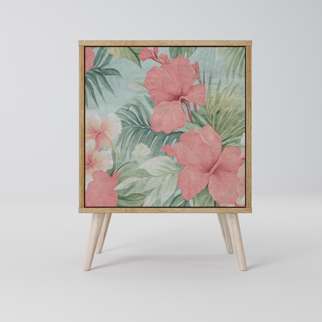 Aparador HAWAIIAN SPIRIT de 1 puerta con acabado efecto roble