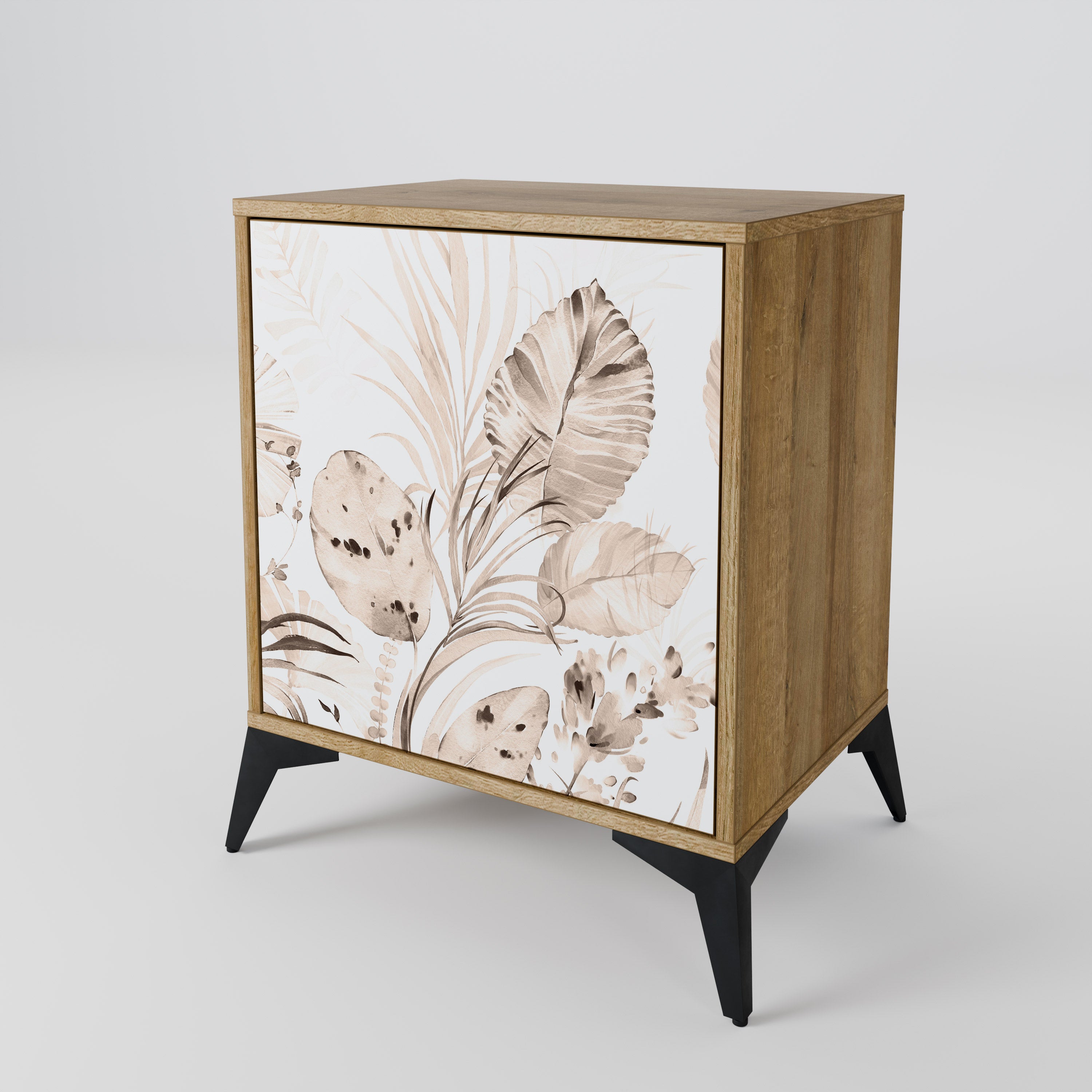 WILD TENDERNESS 1-Door Sideboard in Oak Effect