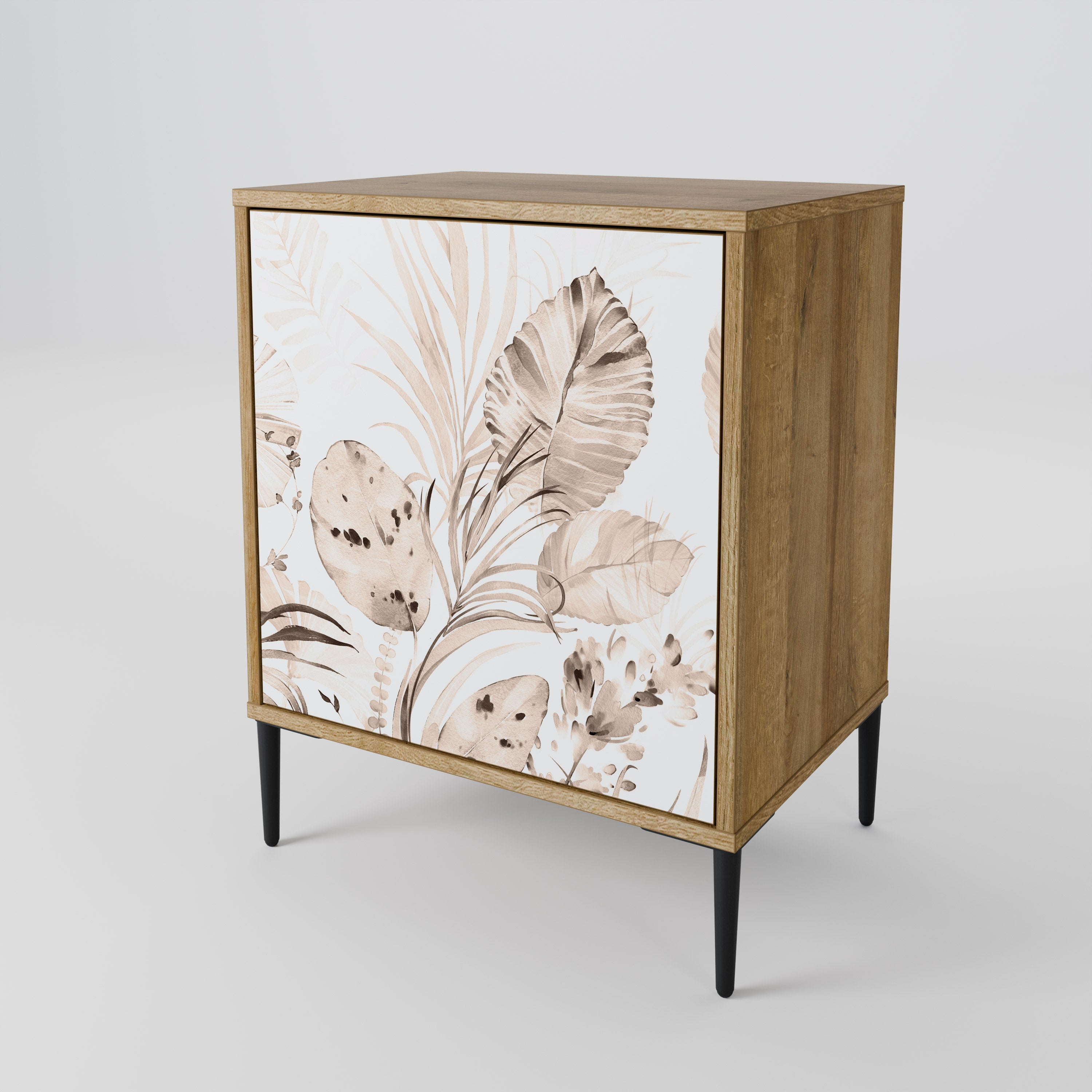 WILD TENDERNESS 1-Door Sideboard in Oak Effect