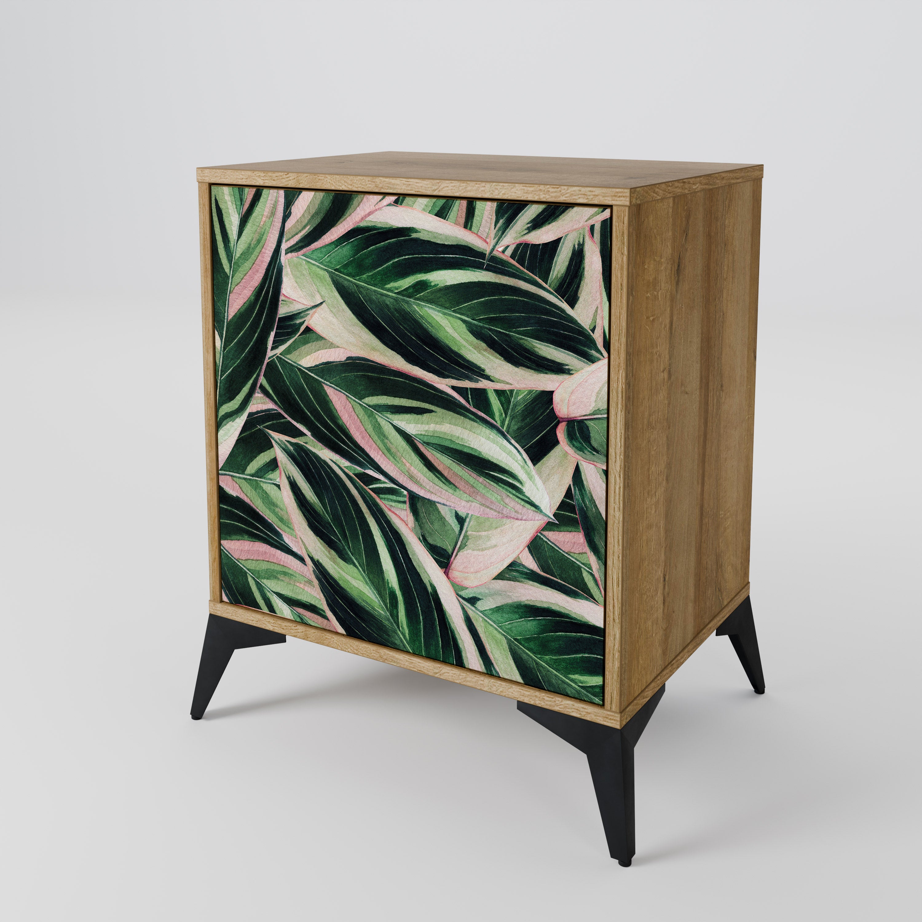 EERIE STROMANTHE 1-Door Sideboard in Oak Effect