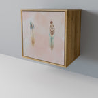 THE DELIQUESCE 1-Door Sideboard in Oak Effect