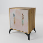 THE DELIQUESCE 1-Door Sideboard in Oak Effect