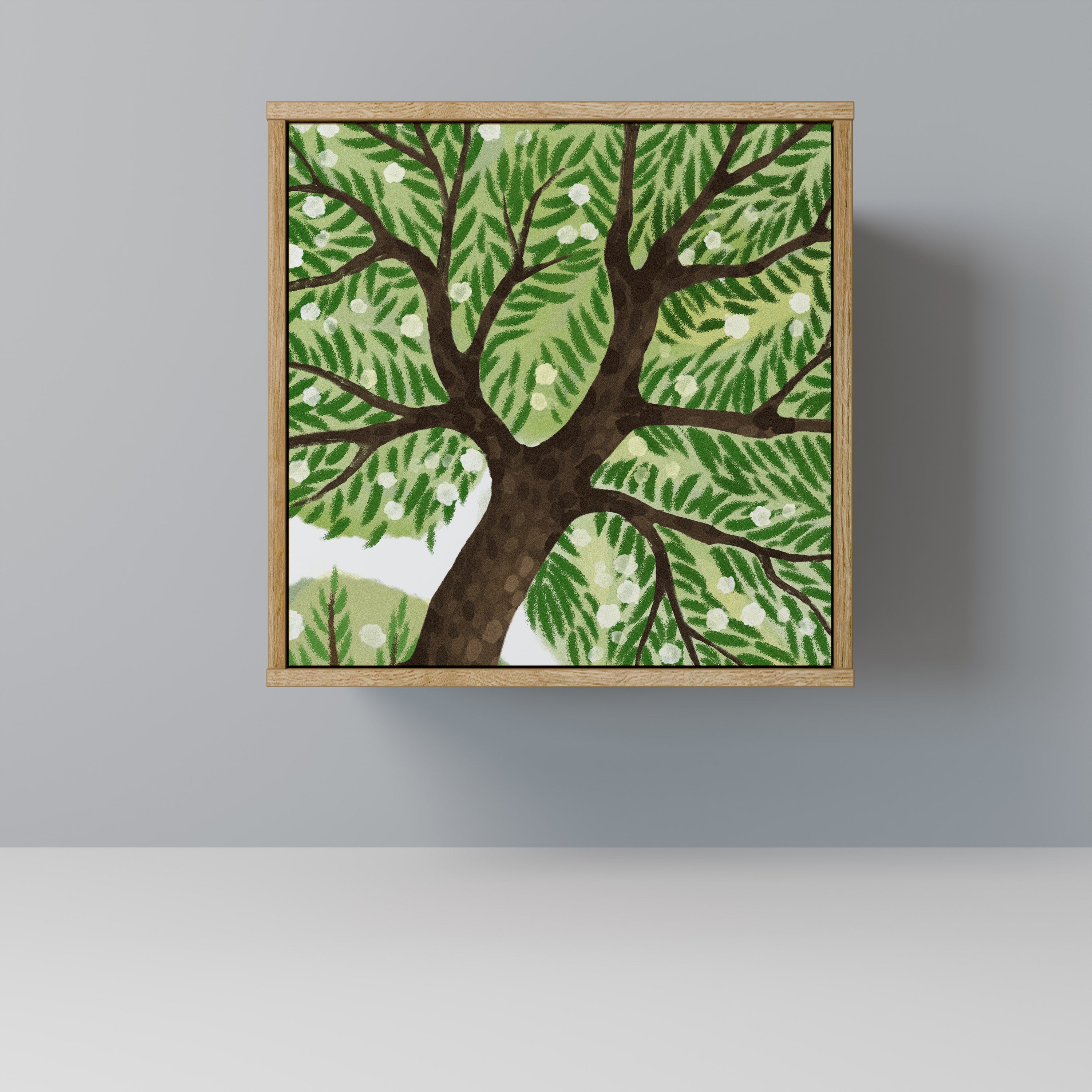 Aparador WILDERNESS DASH de 1 puerta con acabado efecto roble