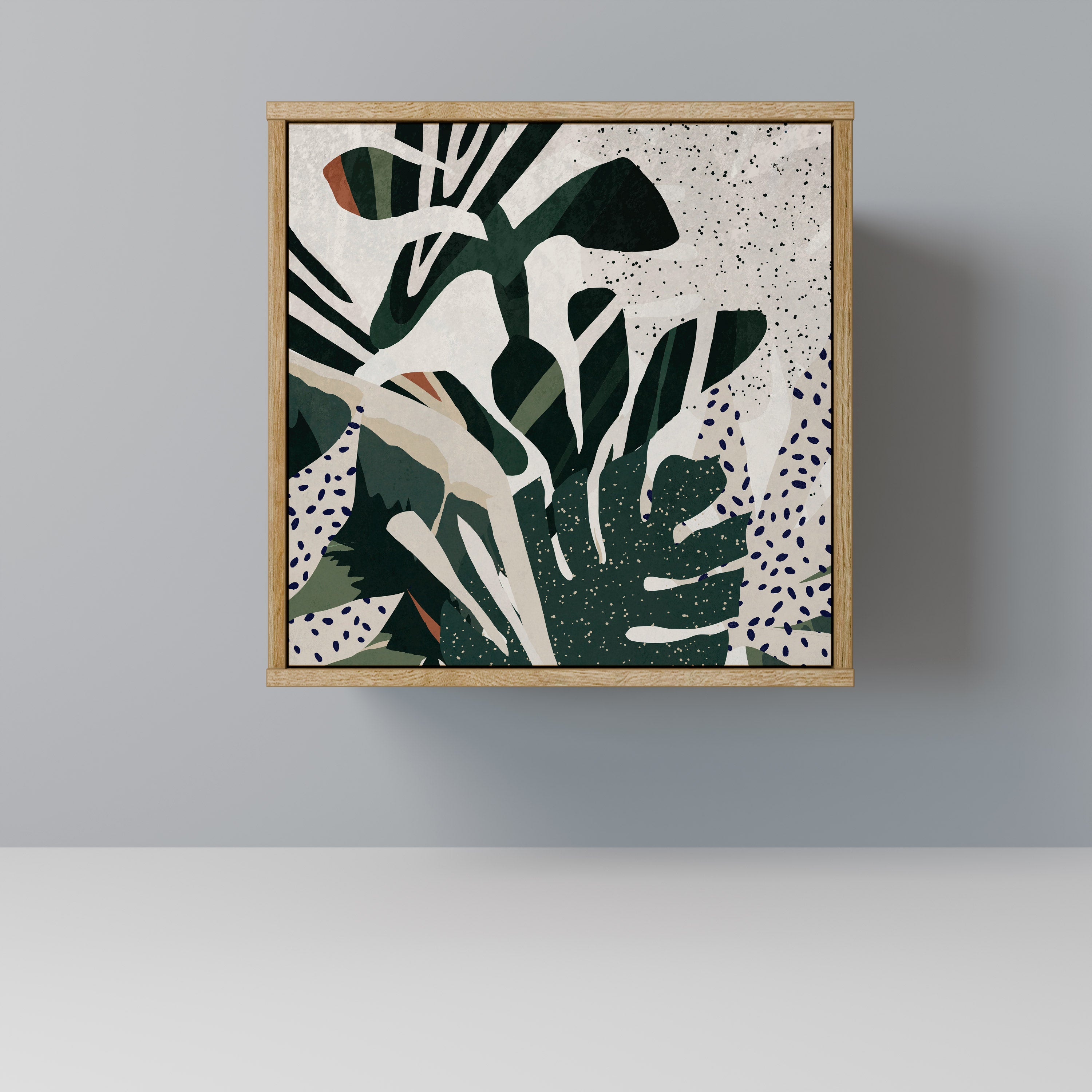 Aparador VERDURE FORMATION de 1 puerta con acabado efecto roble