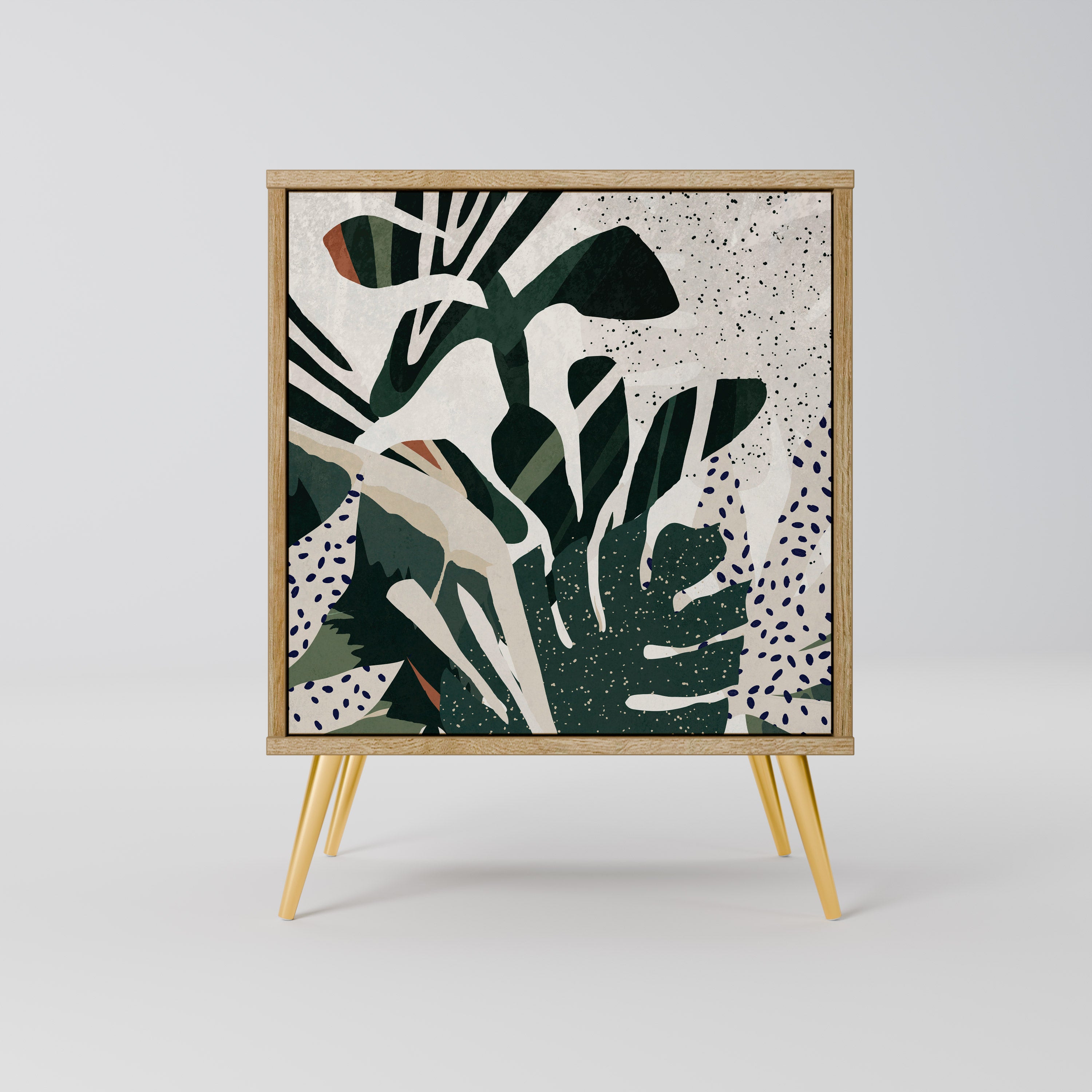 Aparador VERDURE FORMATION de 1 puerta con acabado efecto roble