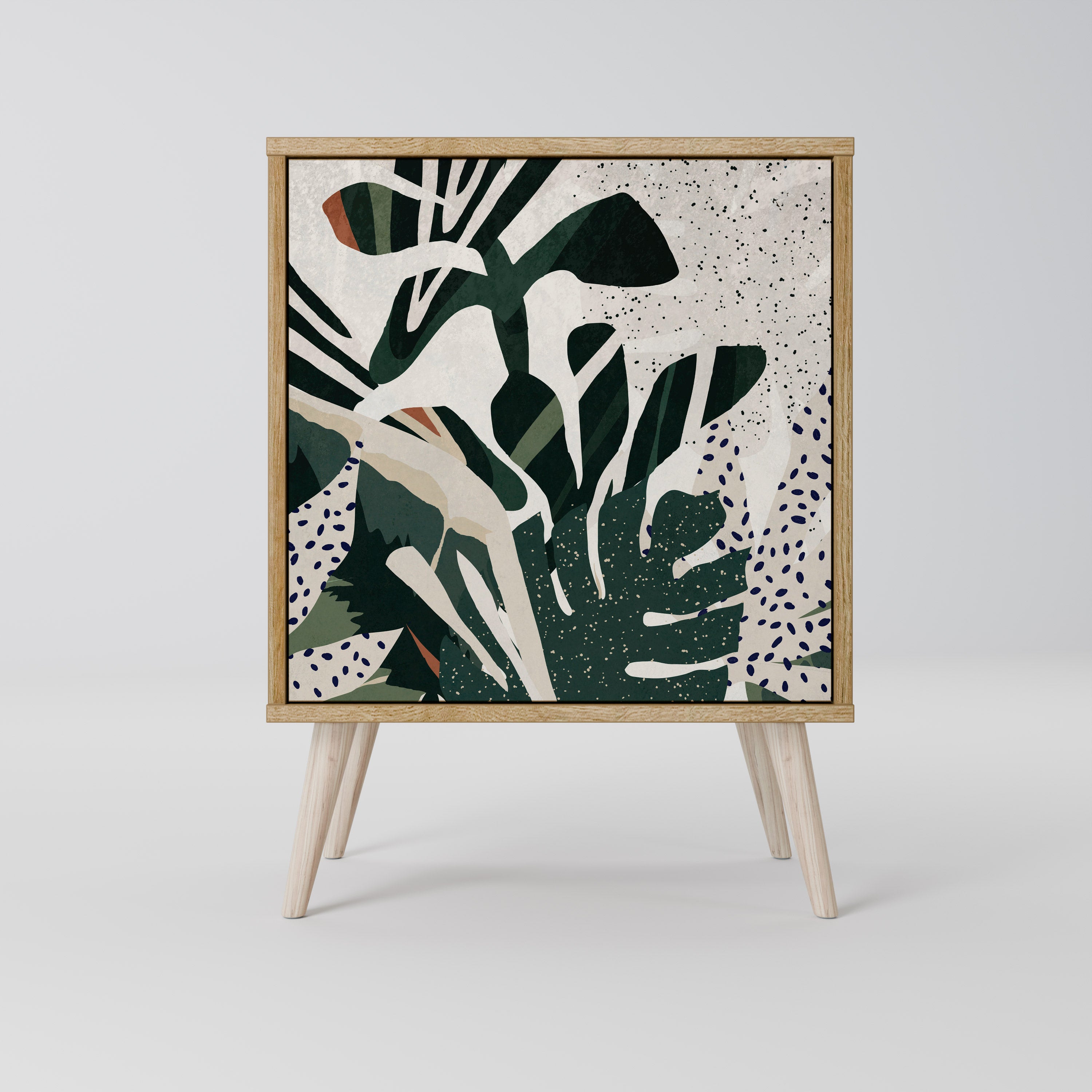 Aparador VERDURE FORMATION de 1 puerta con acabado efecto roble