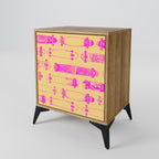 SKATEBOARD ARTISTRY 1-Door Sideboard in Oak Effect