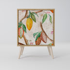 COCOA FRUITS Aparador de 1 Puerta en Efecto Roble