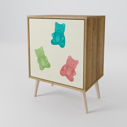 GUMMY BEARS Aparador de 1 Puerta