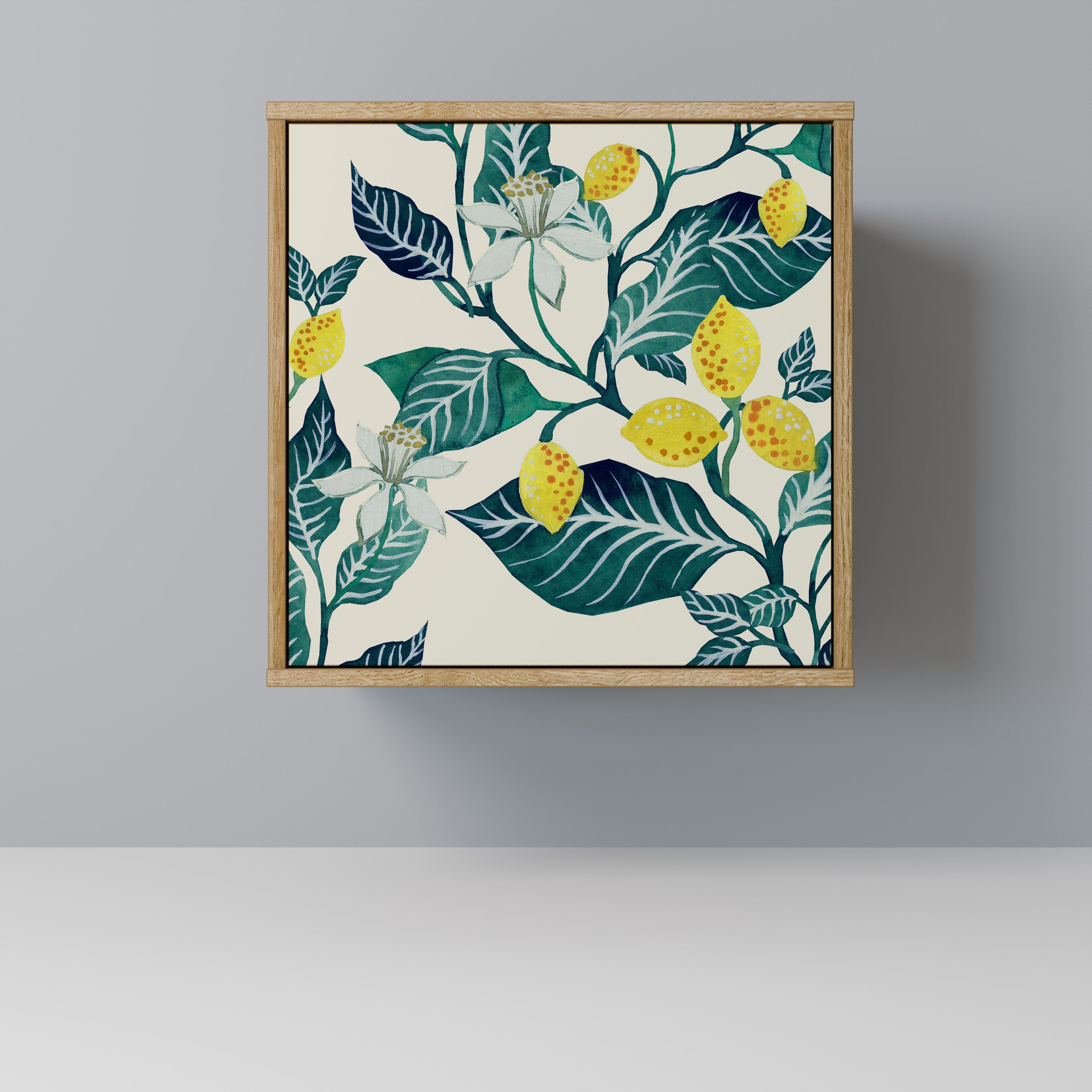 Aparador de una puerta LEMON TREE con acabado roble