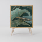 ROYAL GREEN Aparador de 1 Puerta en Efecto Roble