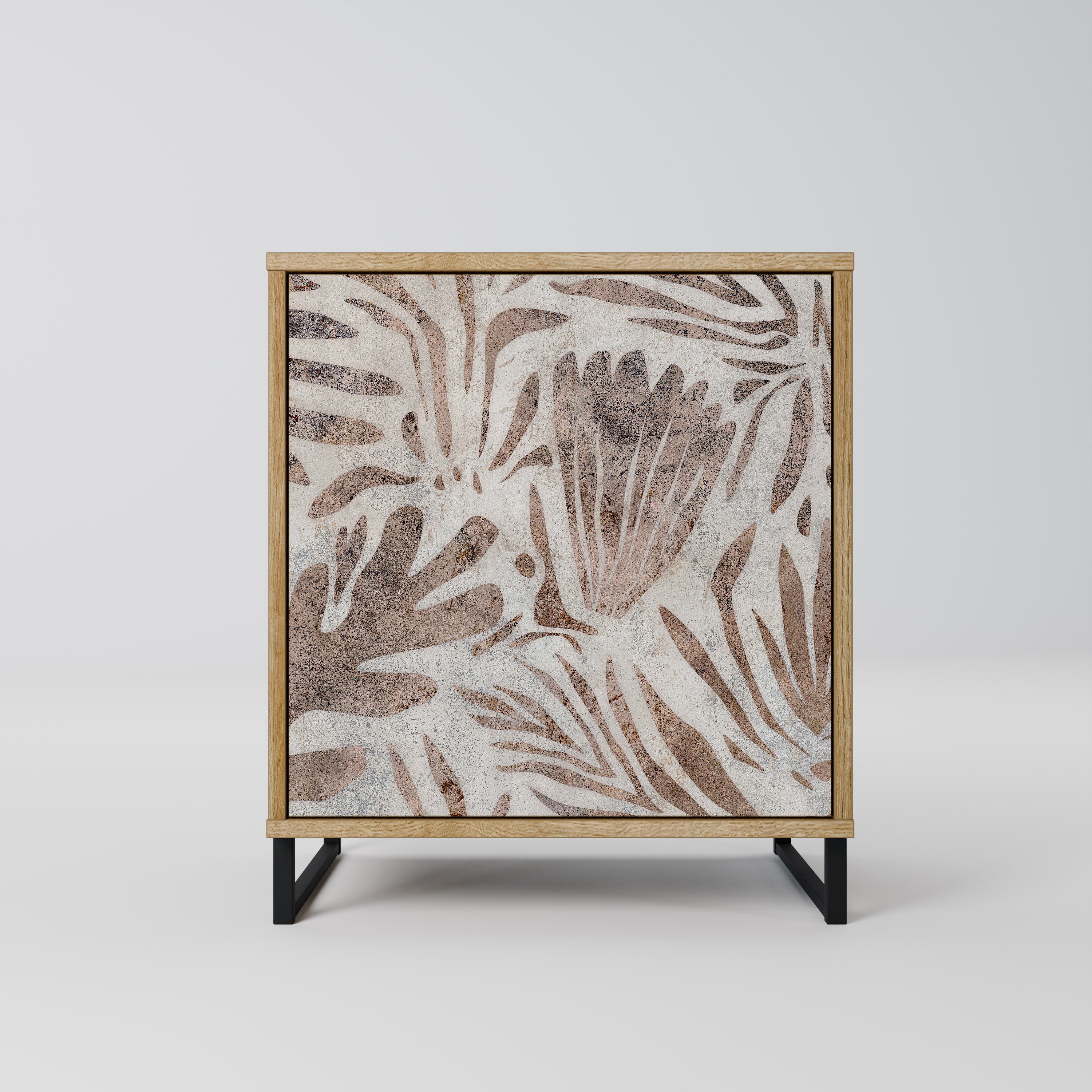 PASSING TIME 1-Door Sideboard in Oak Effect