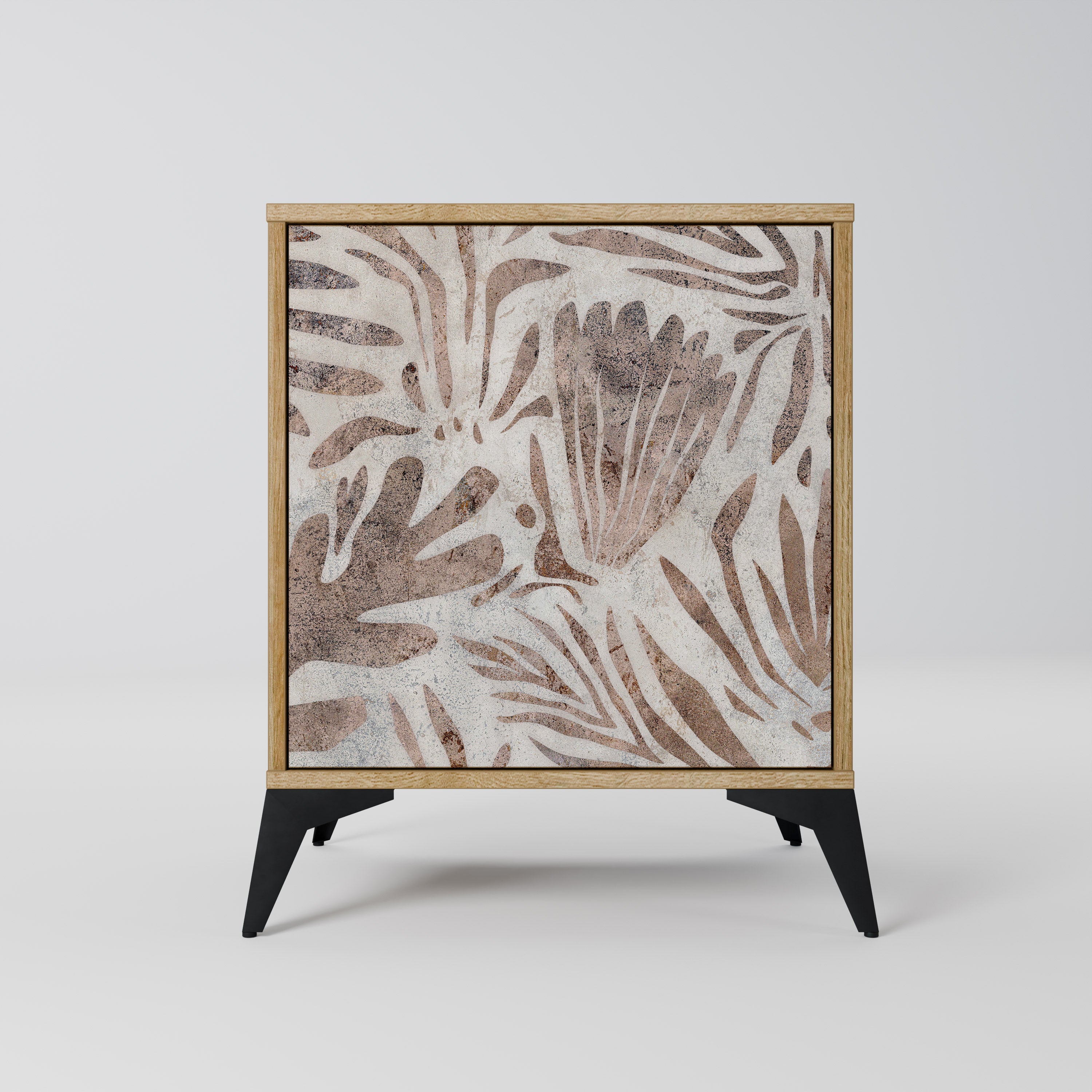 PASSING TIME 1-Door Sideboard in Oak Effect