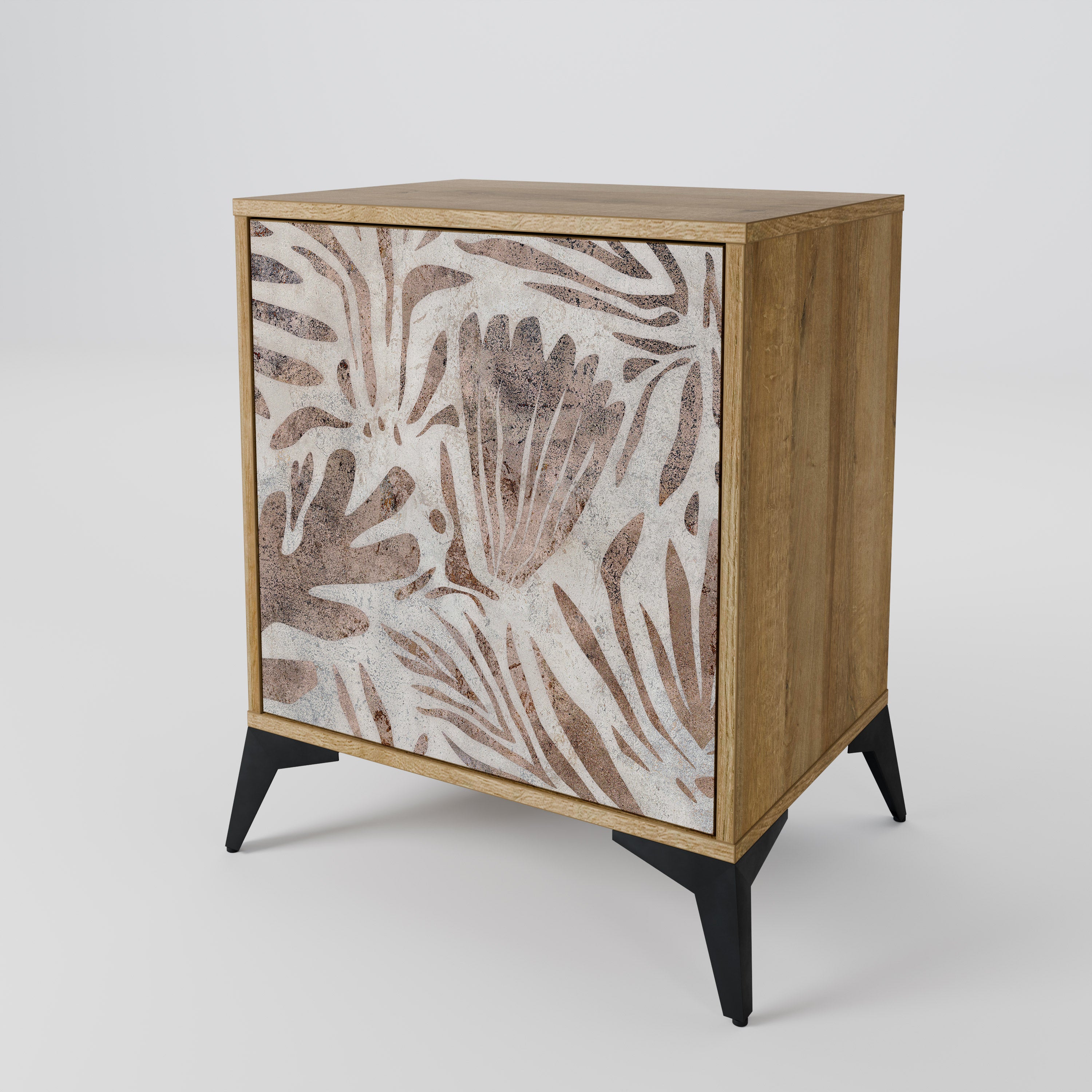 PASSING TIME 1-Door Sideboard in Oak Effect