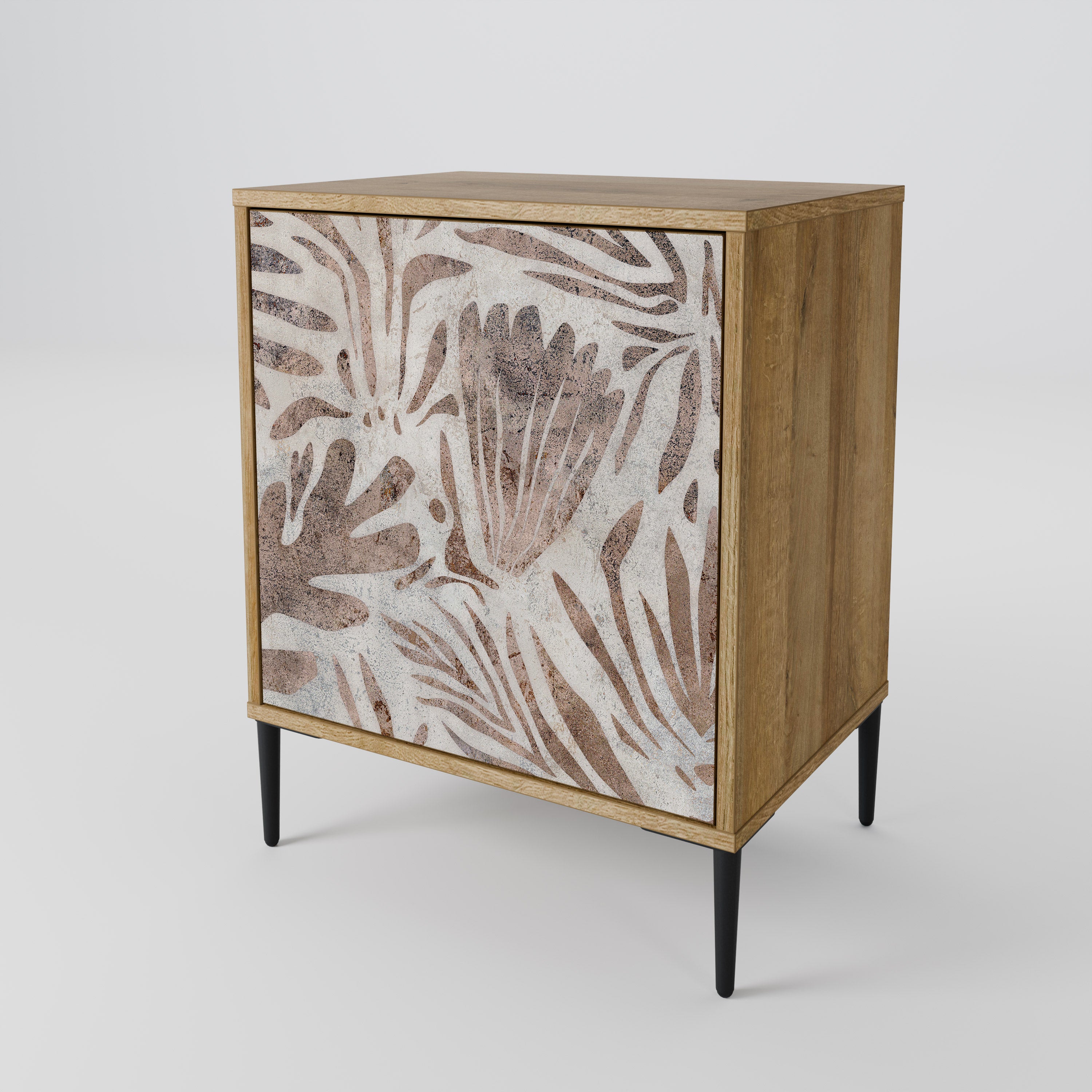 PASSING TIME 1-Door Sideboard in Oak Effect