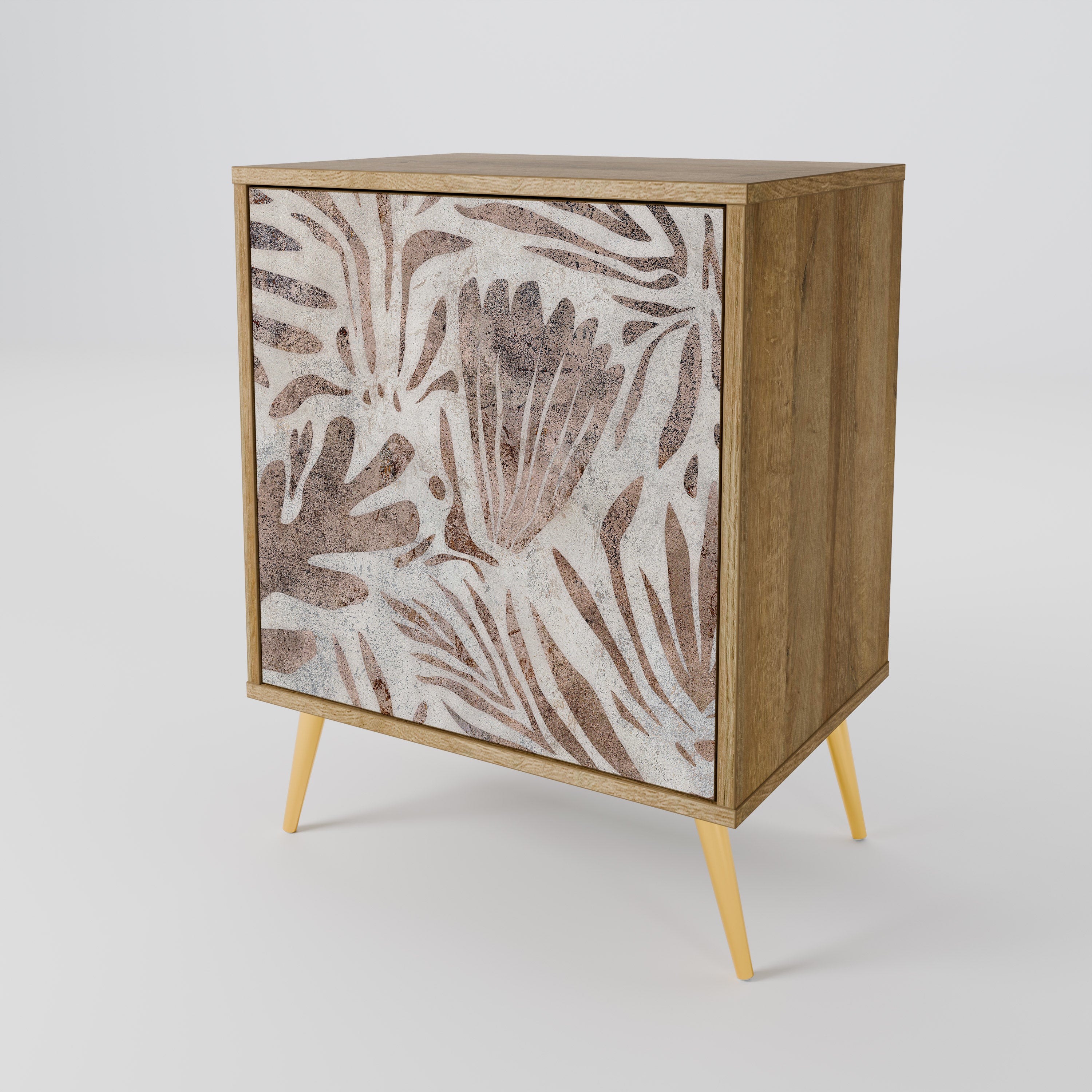 PASSING TIME 1-Door Sideboard in Oak Effect