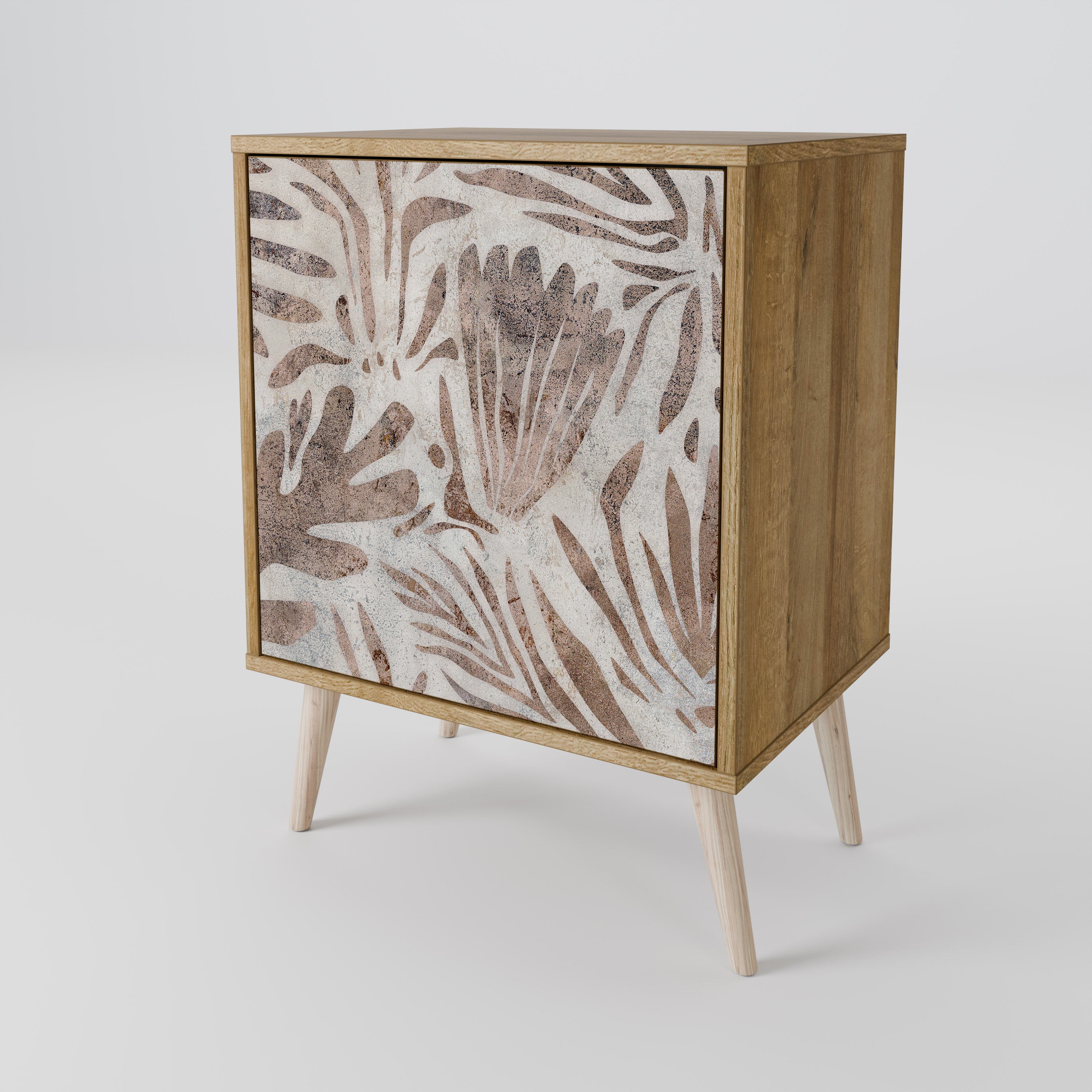 PASSING TIME 1-Door Sideboard in Oak Effect