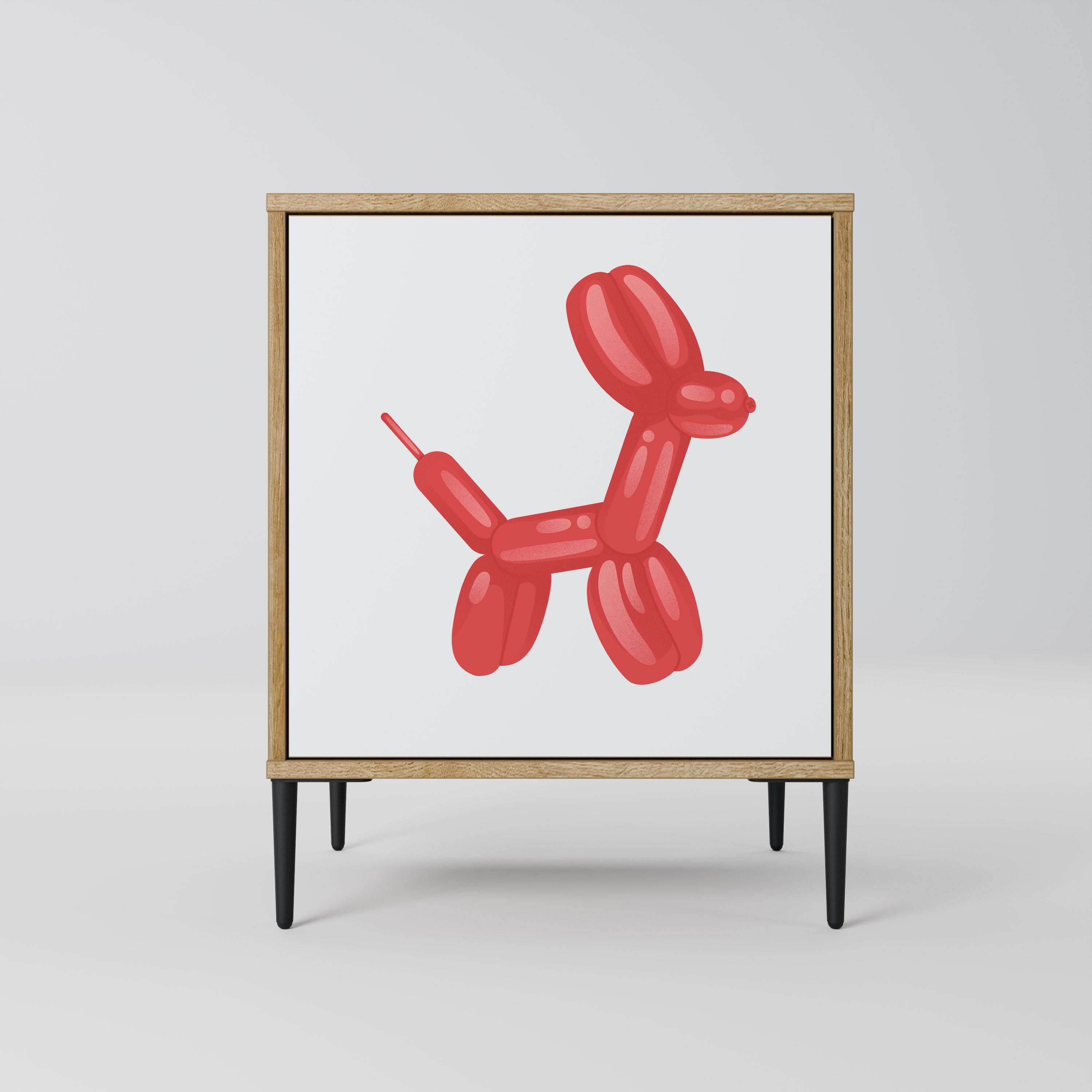 CHILDHOOD MEMORY 1-Door Sideboard in Oak Effect