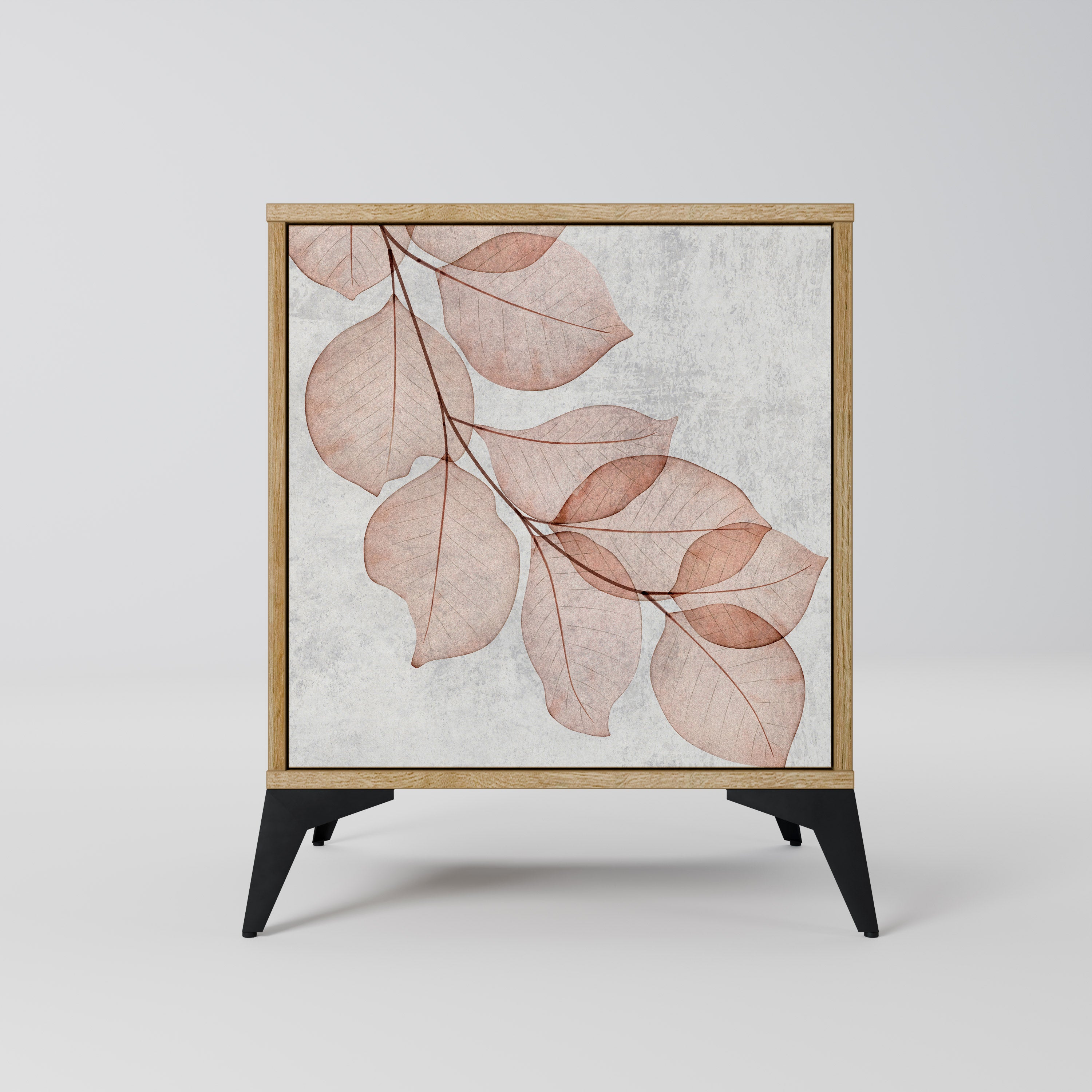 AUTUMN FRAGILITY 1-Door Sideboard in Oak Effect
