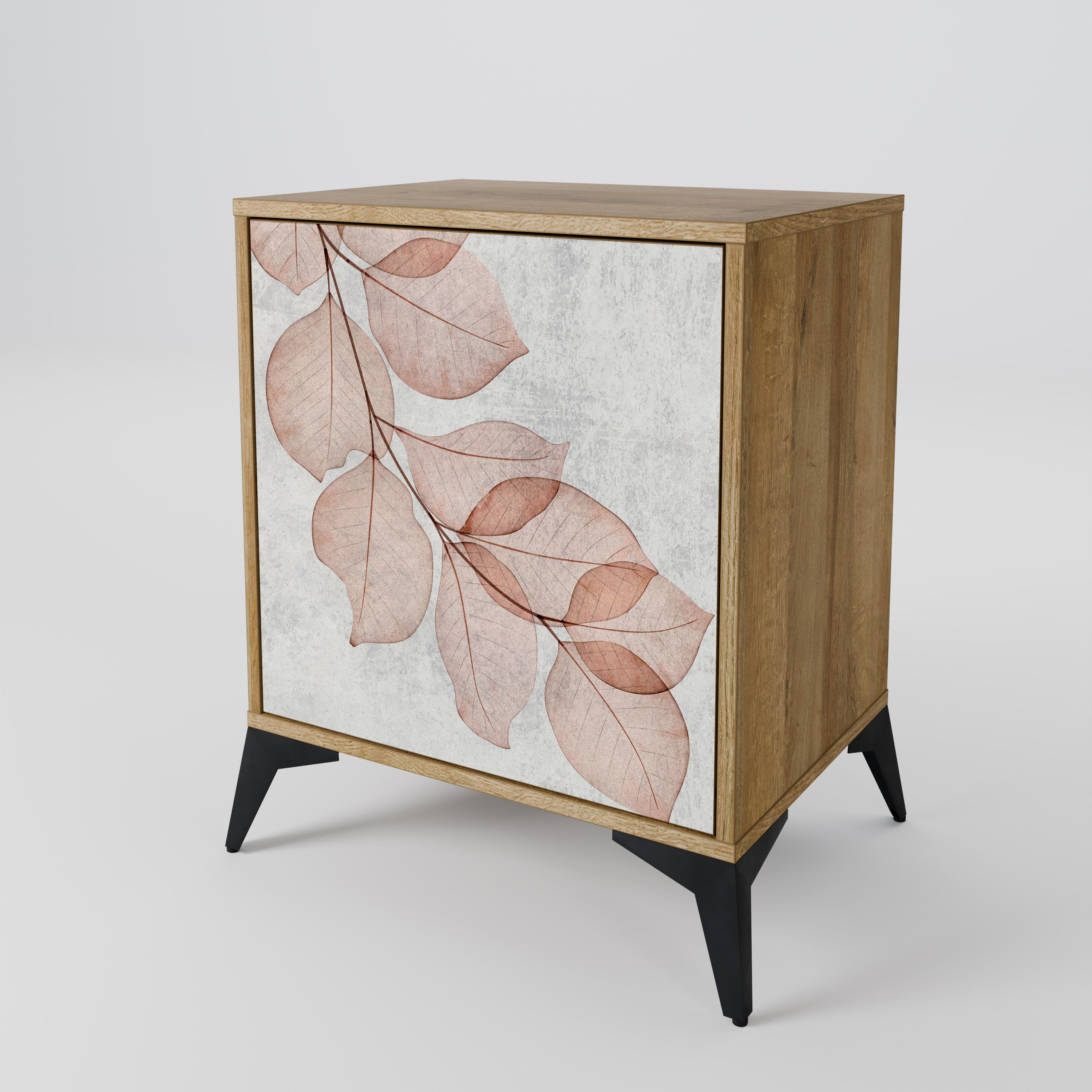 AUTUMN FRAGILITY 1-Door Sideboard in Oak Effect