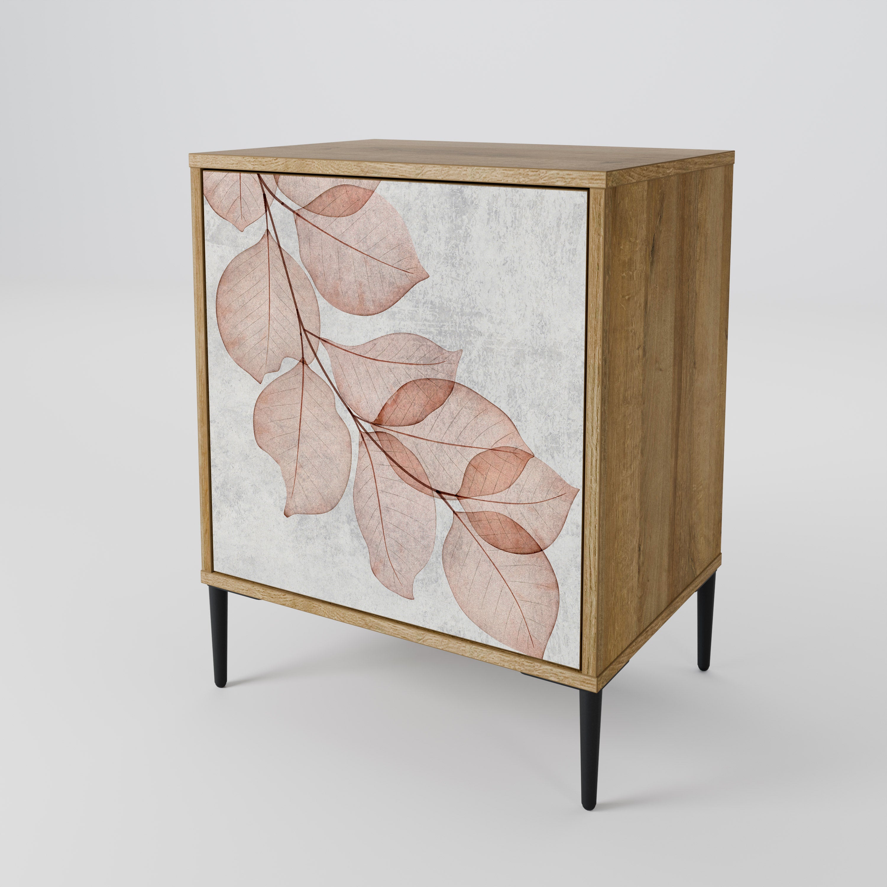 AUTUMN FRAGILITY 1-Door Sideboard in Oak Effect