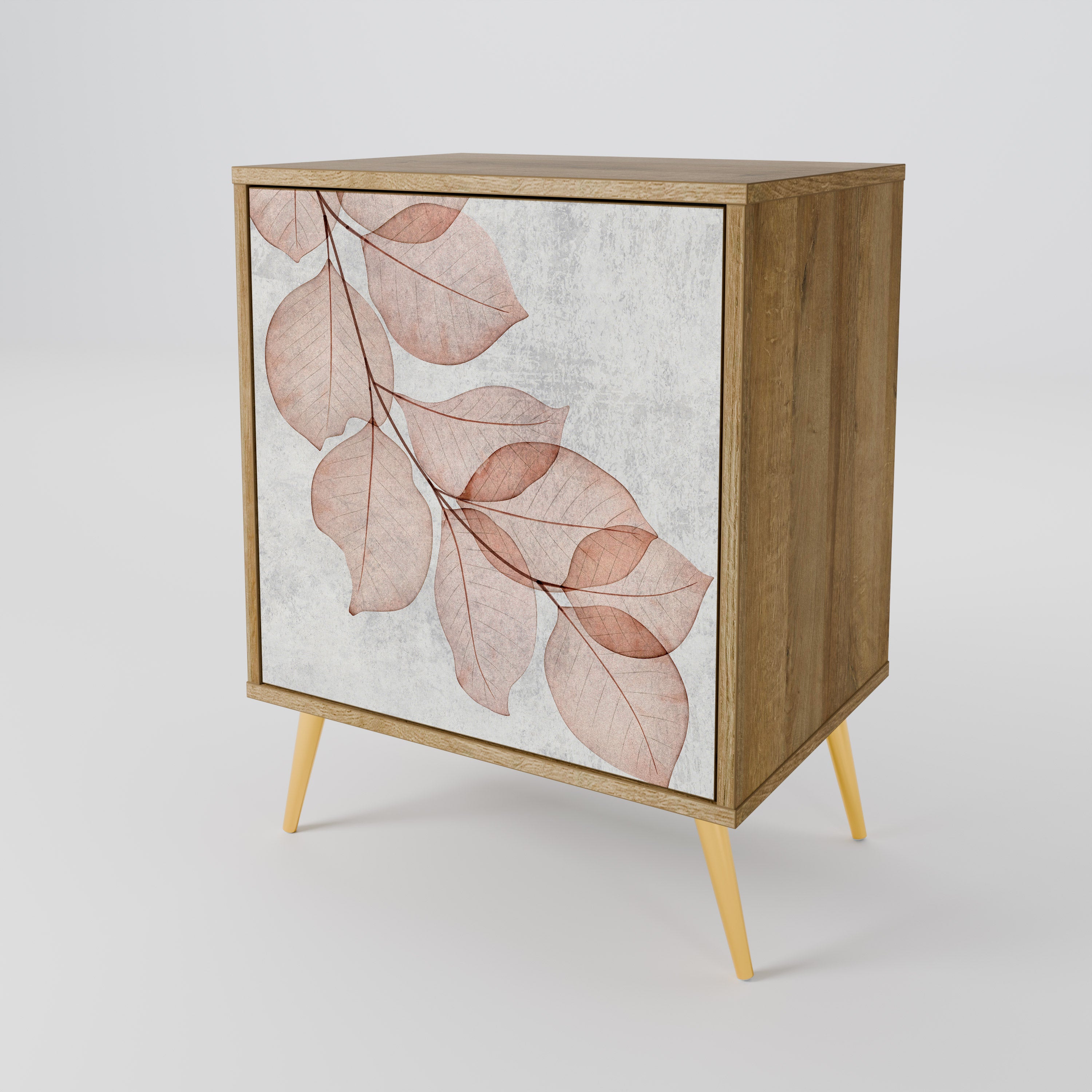 AUTUMN FRAGILITY 1-Door Sideboard in Oak Effect
