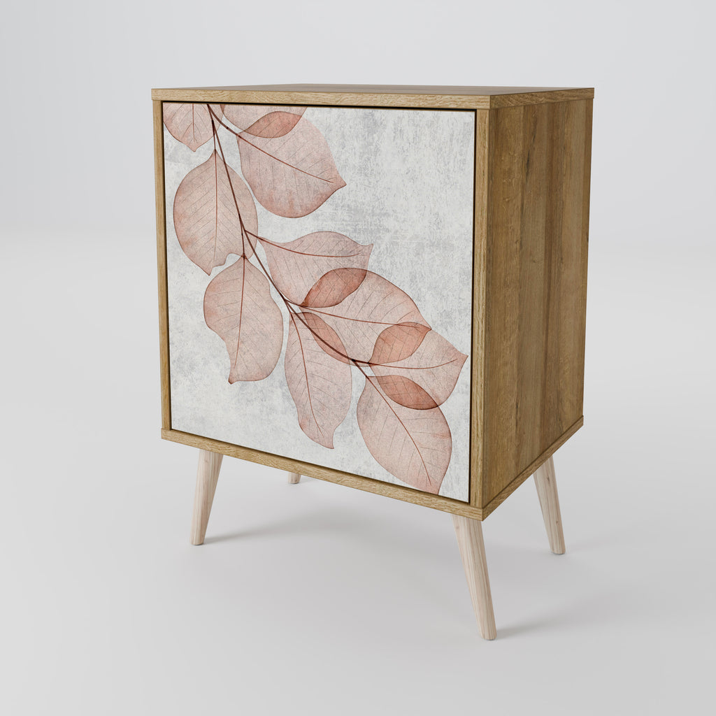 AUTUMN FRAGILITY 1-Door Sideboard in Oak Effect